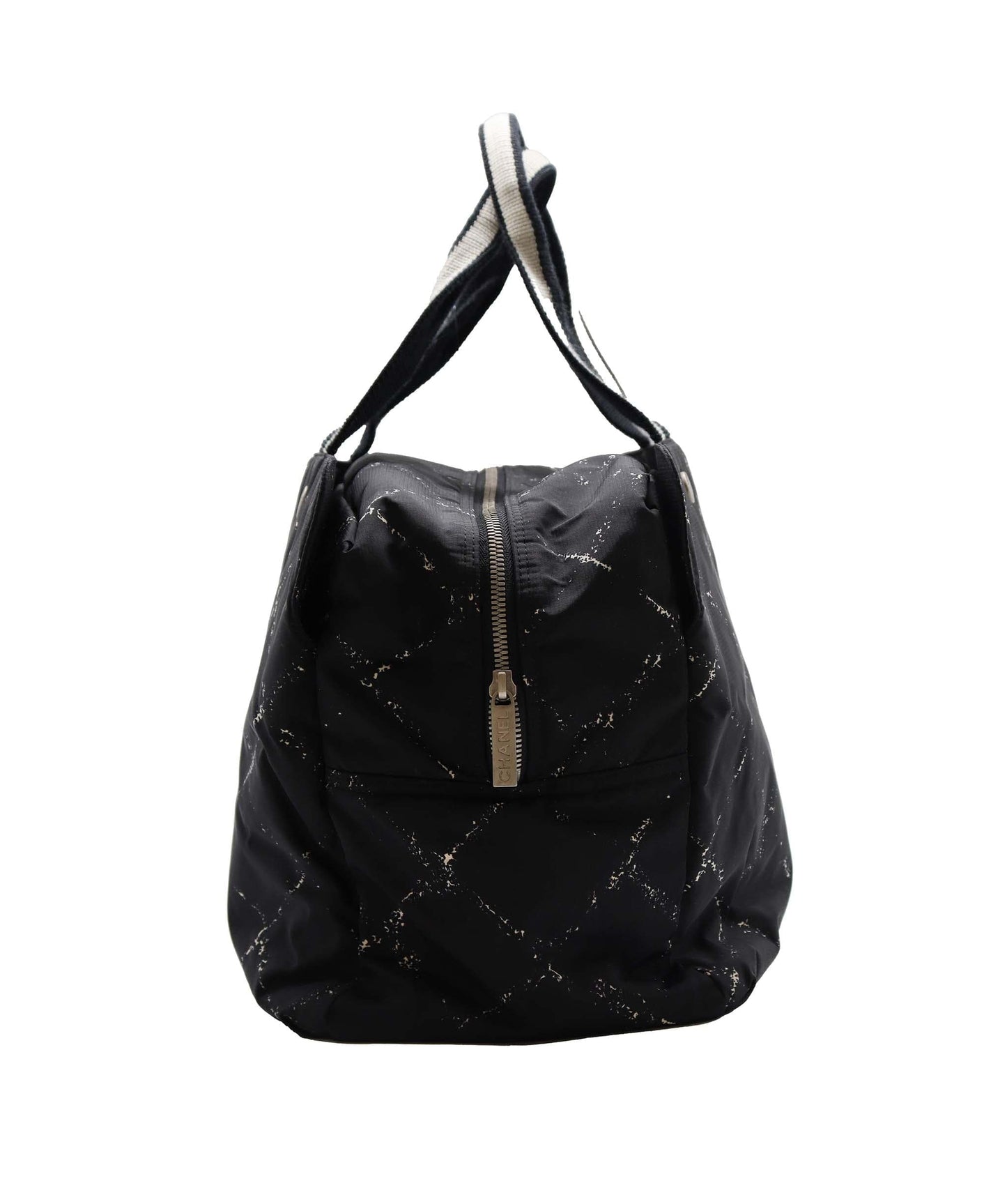 Chanel Black Nylon Travel Tote Bag AGC2038