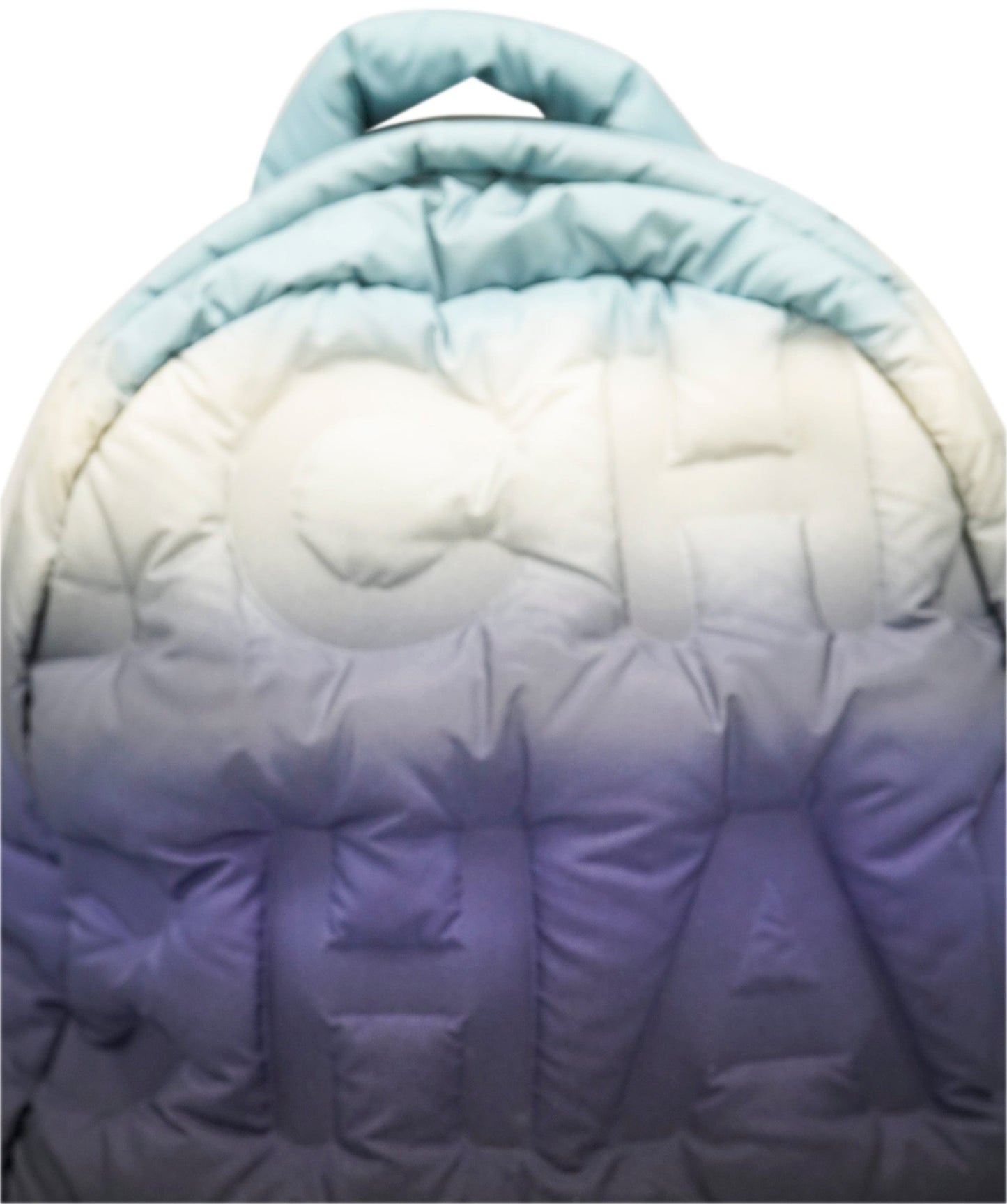 Chanel Blue Gradient Nylon Doudoune Padded Backpack ABC1031