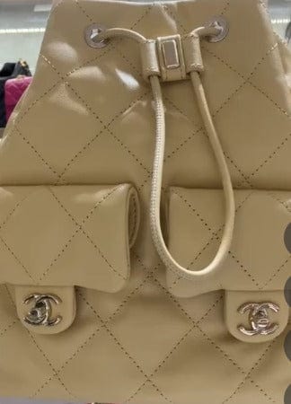 CHANEL BEIGE BACKPACK 122419A07