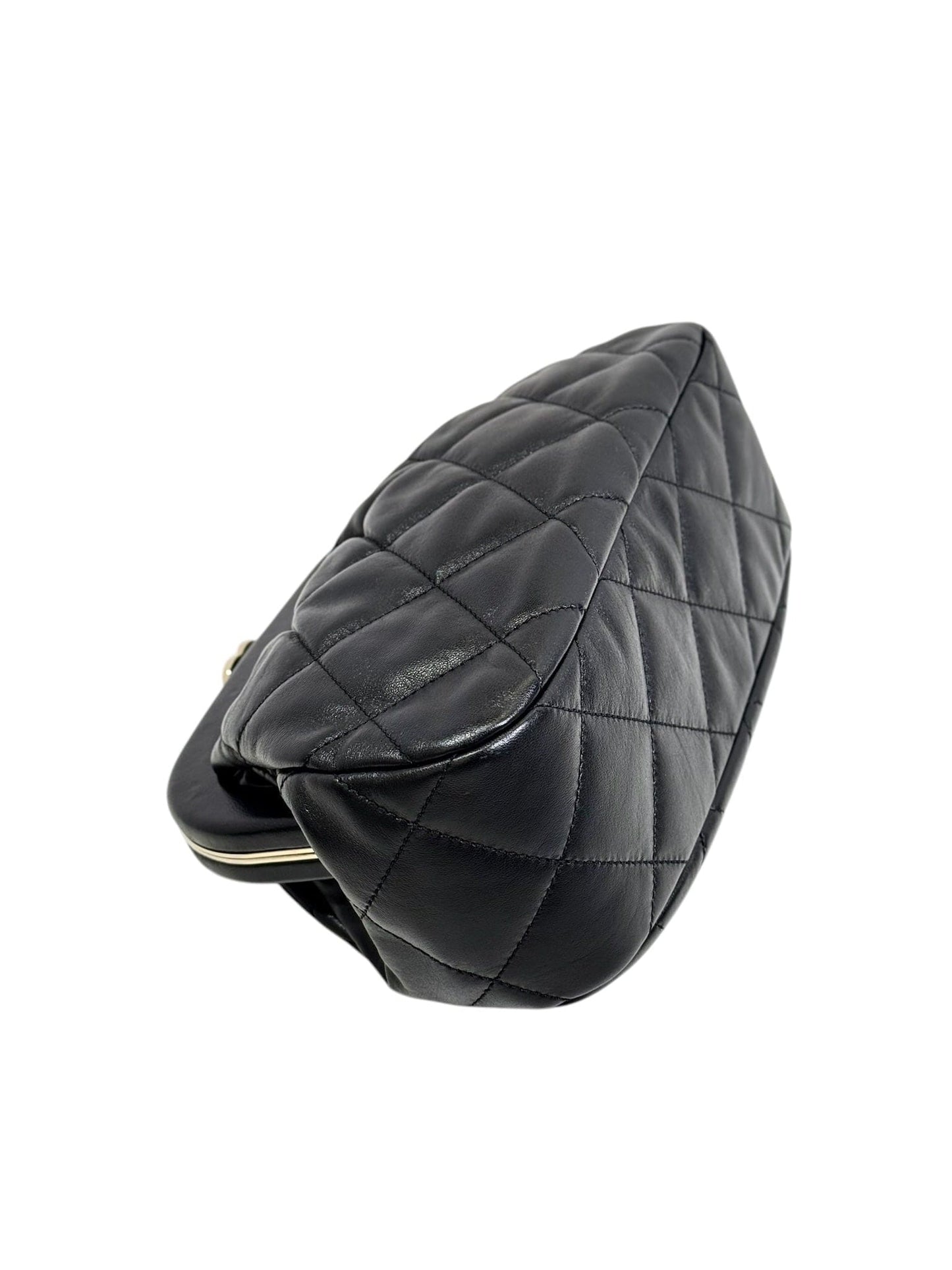 Chanel Black Evening Chain Clutch Bag ACJA8TH0