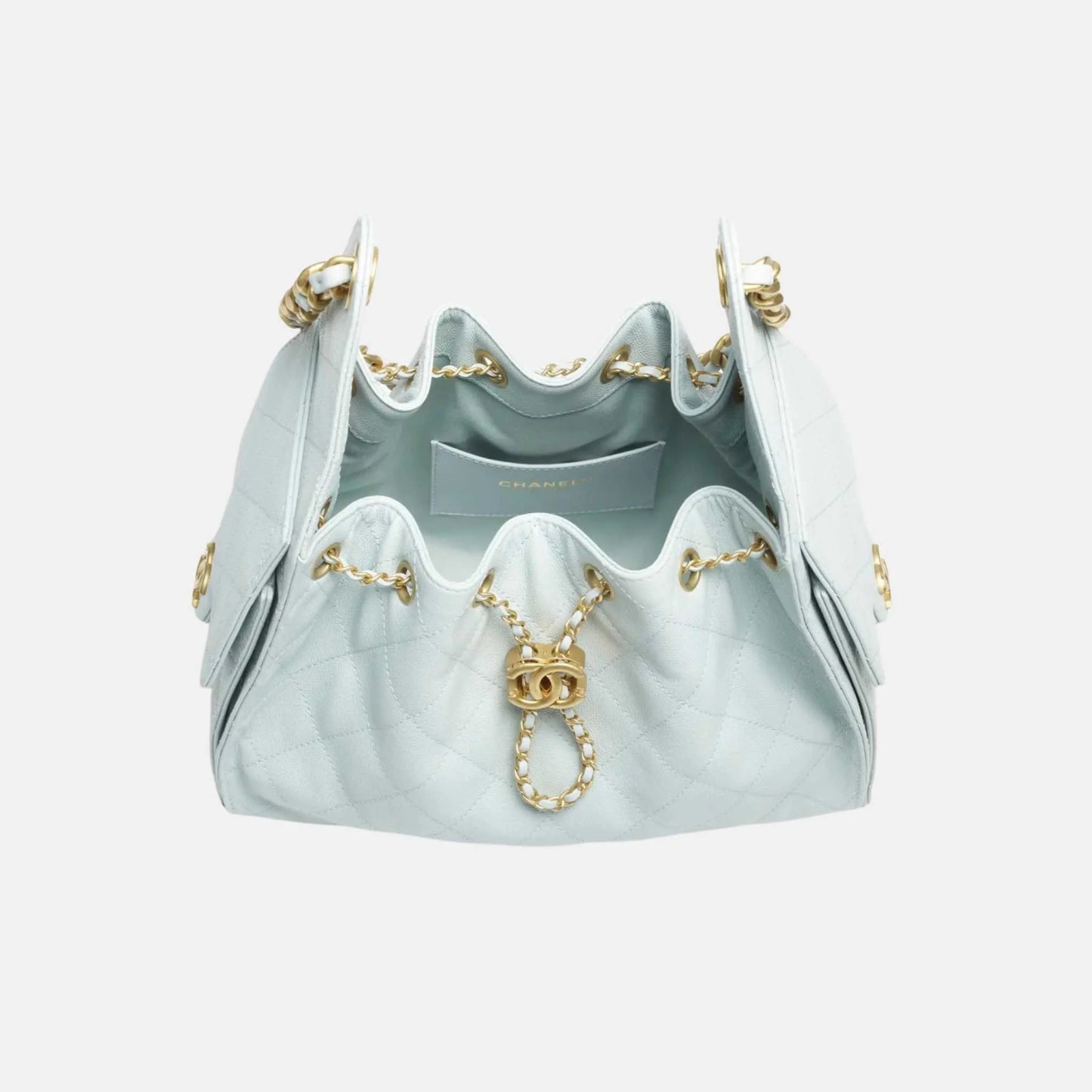 Small Chanel 25 Bag in Light Blue Calfskin  FW 2025/26