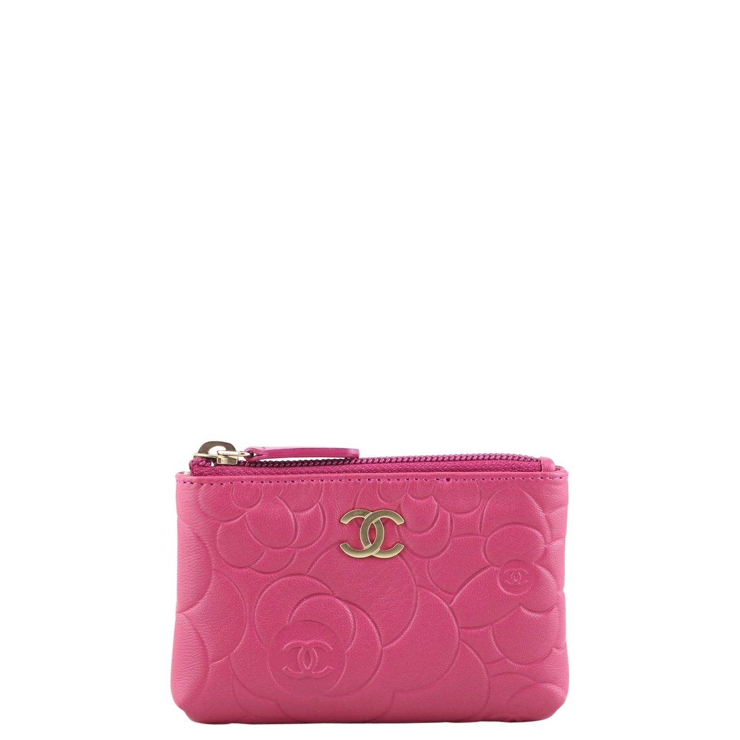 Chanel Camellia Key Pouch