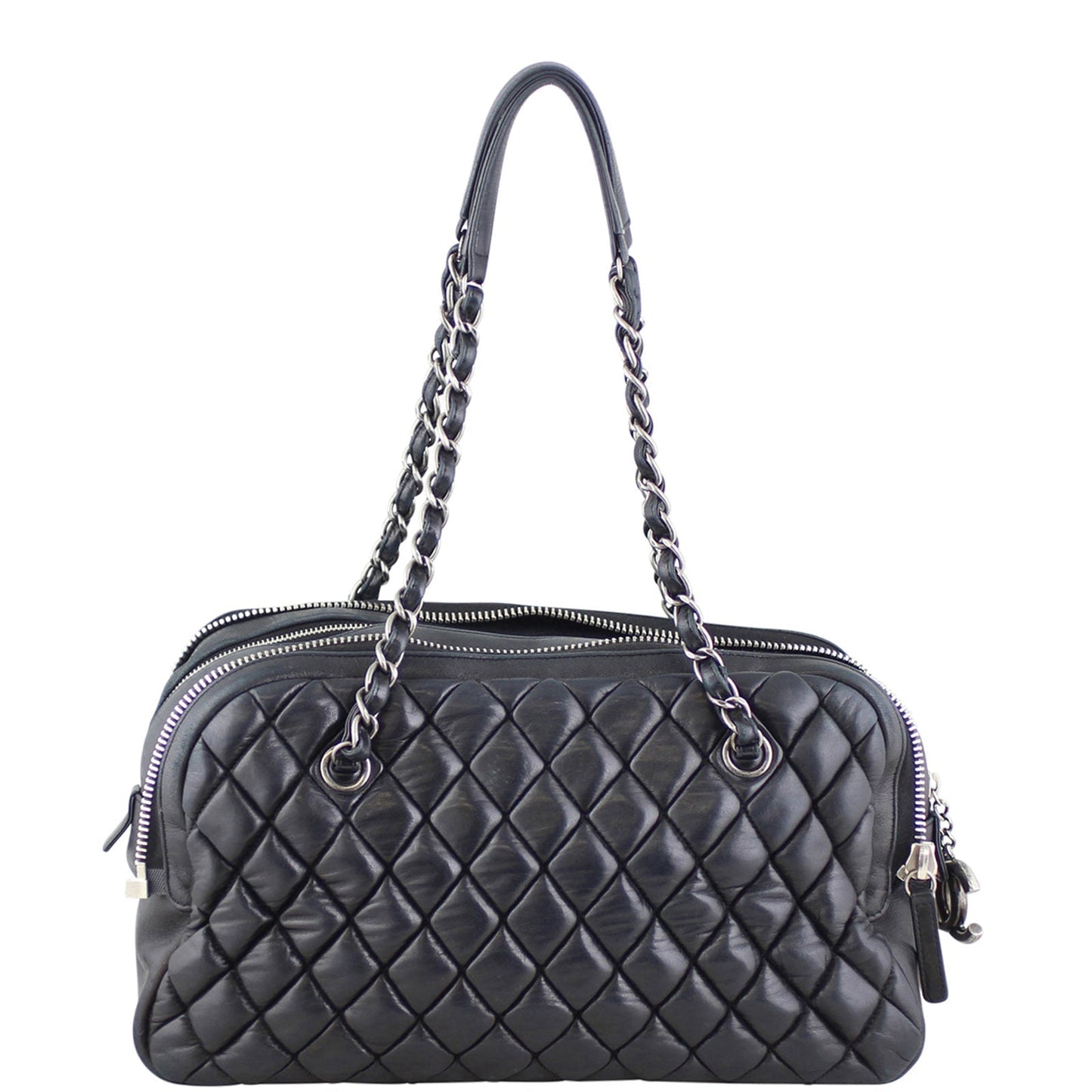 Chanel Quilted Bowling Bag