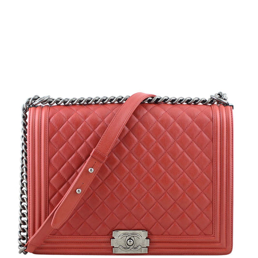 Chanel Boy Large | Red