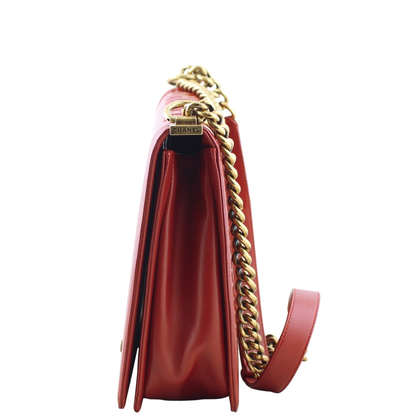 Chanel Boy Large | Red 15 Series