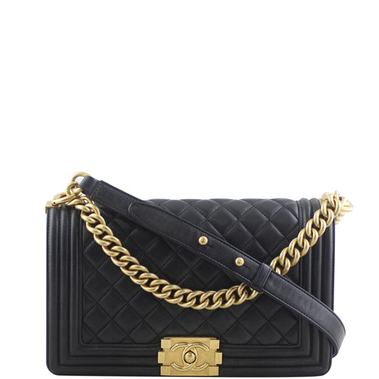 Chanel Boy Old Medium |Gold Hardware 23 Series