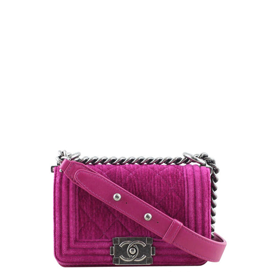 Chanel Boy Mini Velvet