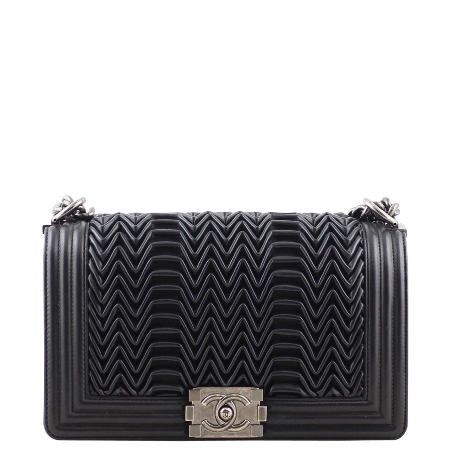 Chanel Pleated Boy Old Medium
