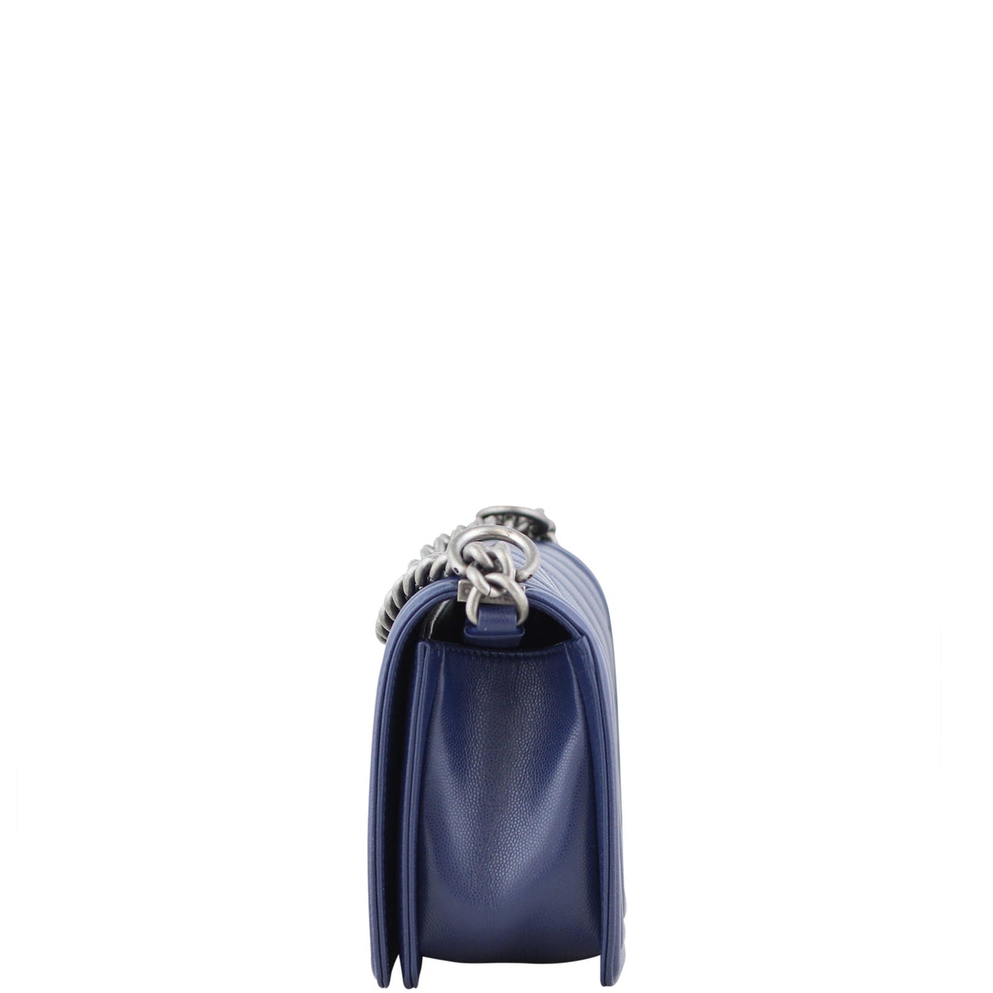 Chanel Boy Chevron Old Medium | Silver Hardware