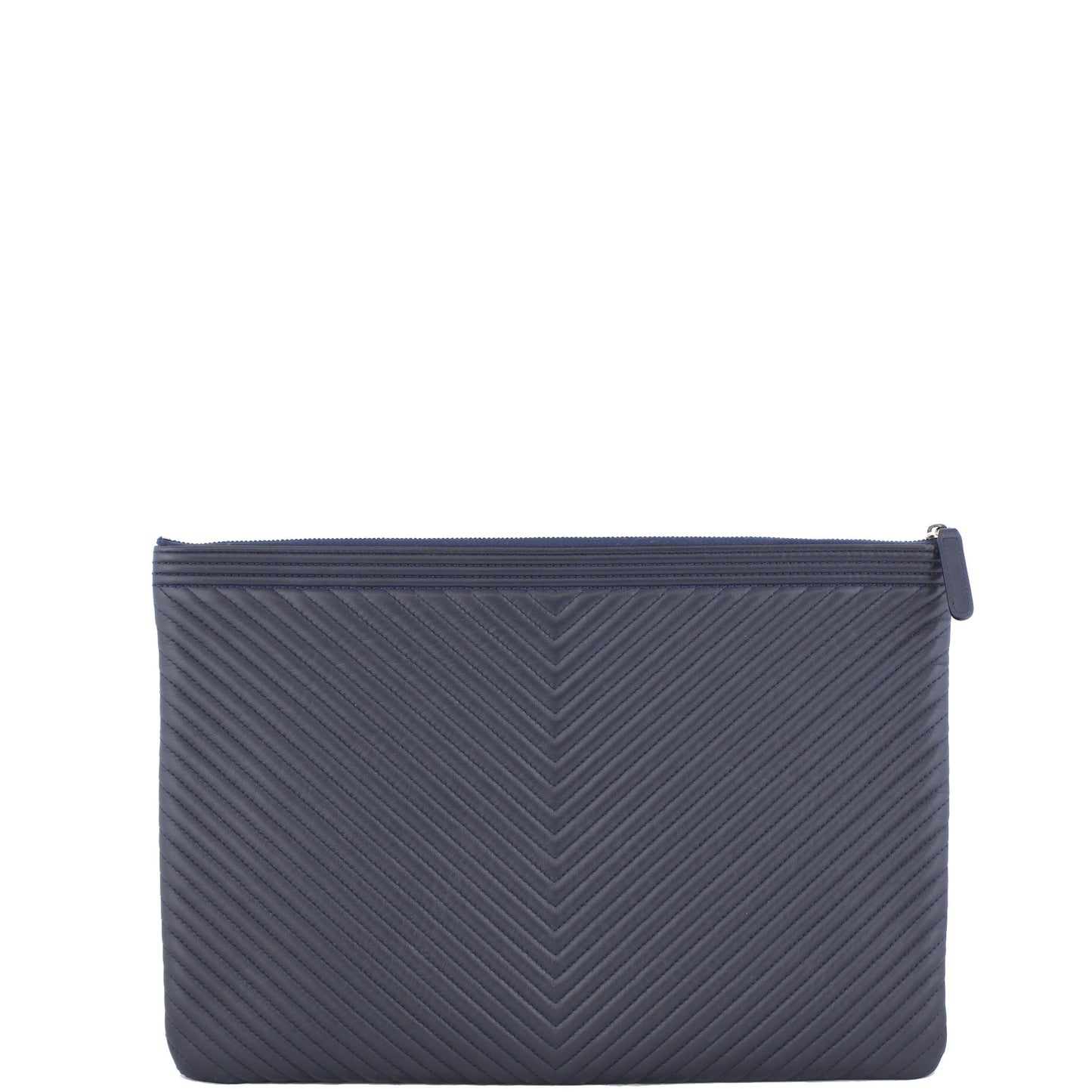 Chanel Boy Chevron O-Case Large