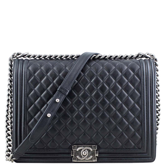 Chanel Boy Large | Black 17 Series
