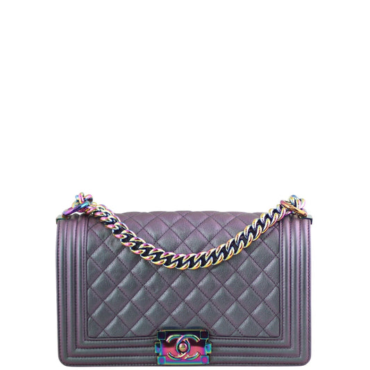 Chanel Boy Old Medium | Iridescent