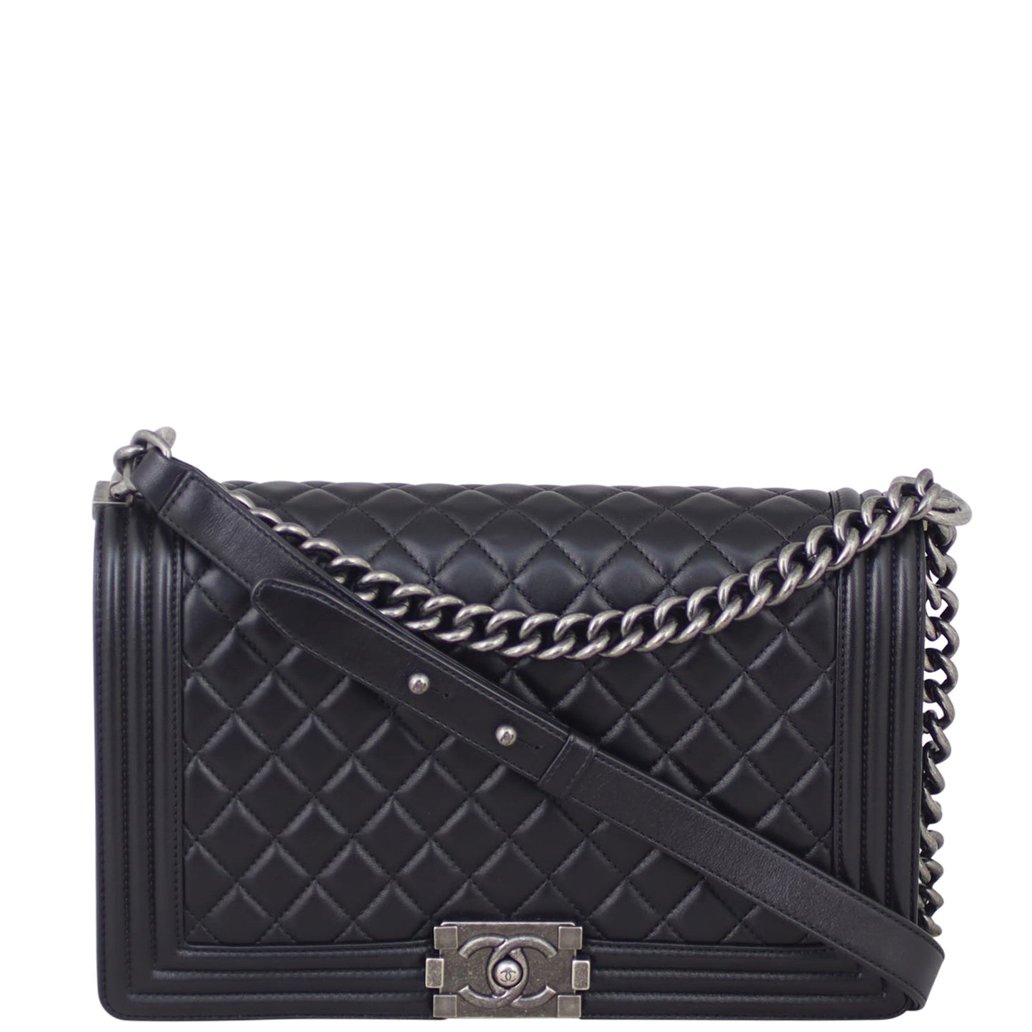 Chanel Boy New Medium | Black Lambskin 23 Series