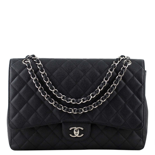 Chanel Classic Single Flap Maxi | Black Caviar 13 Series