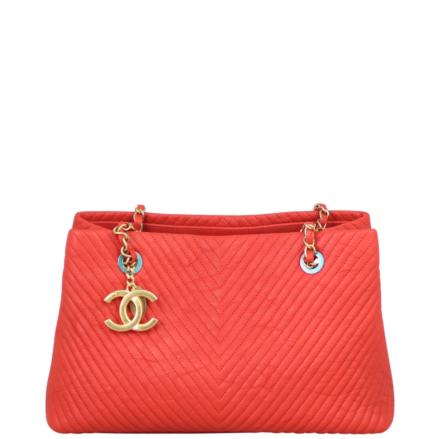 Chanel CC Chevron Surpique Tote