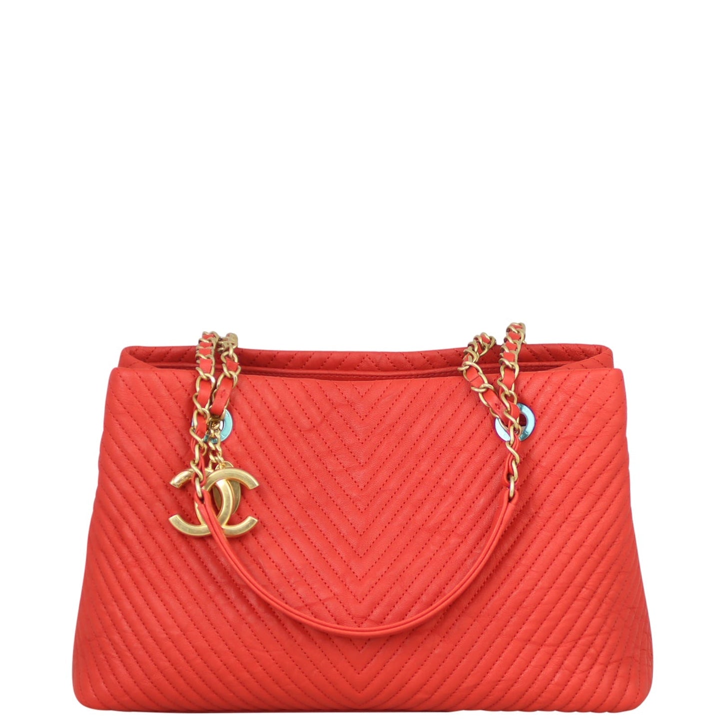 Chanel CC Chevron Surpique Tote
