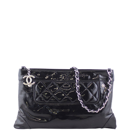 Chanel CC Patent Shoulder Bag