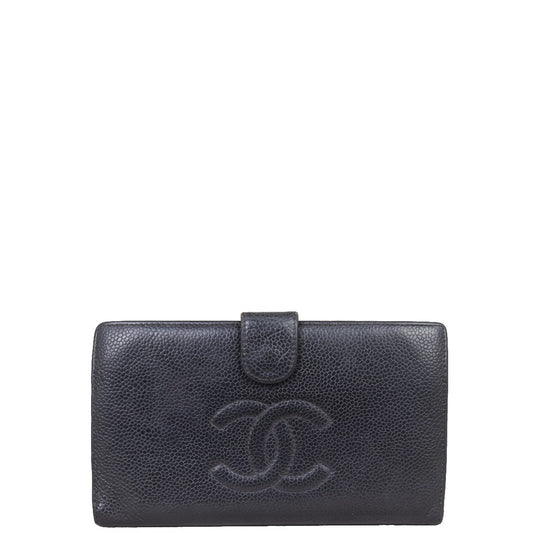 Chanel CC Timeless Wallet | Black Caviar