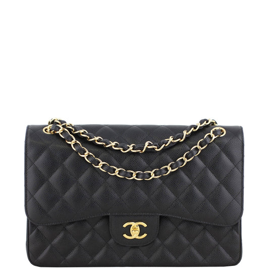 Chanel Classic Double Flap Jumbo | Black GTH 16 Series