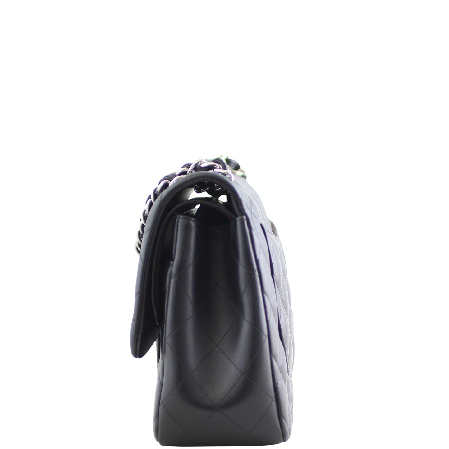 Chanel Classic Double Flap Jumbo | Black Lambskin 19 Series