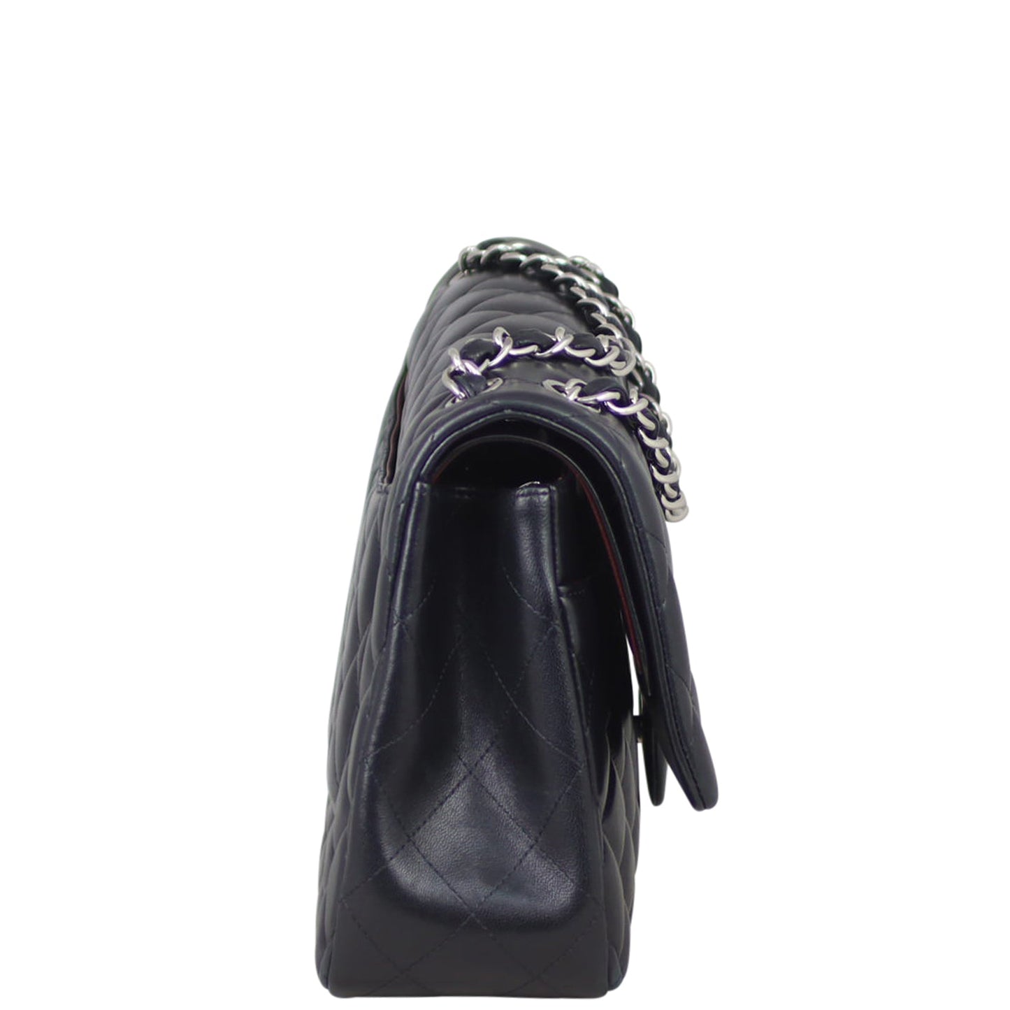 Chanel Classic Double Flap Jumbo | Black Lambskin 15 Series