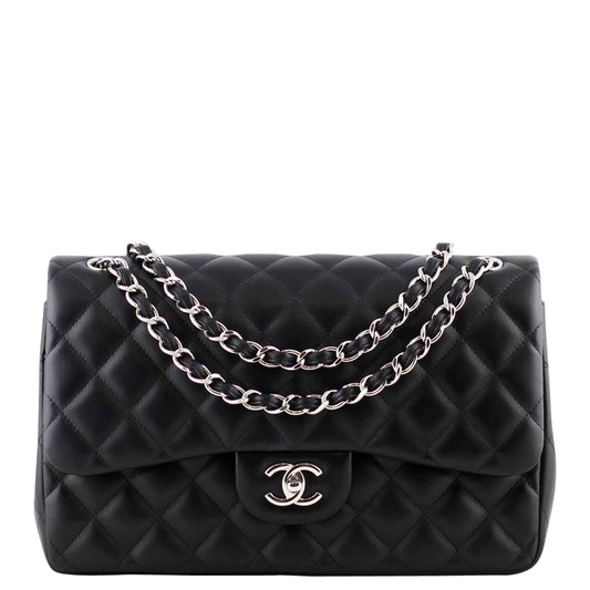 Chanel Classic Double Flap Jumbo | Black 18 Series