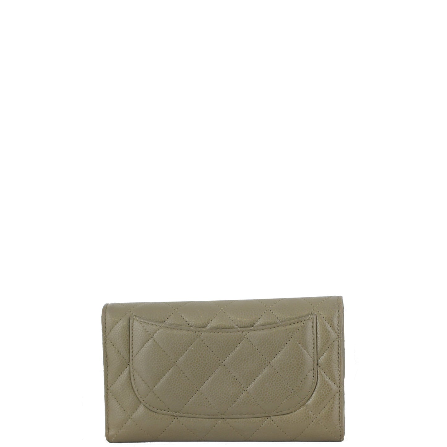 Chanel Classic Flap Wallet | Khaki Green