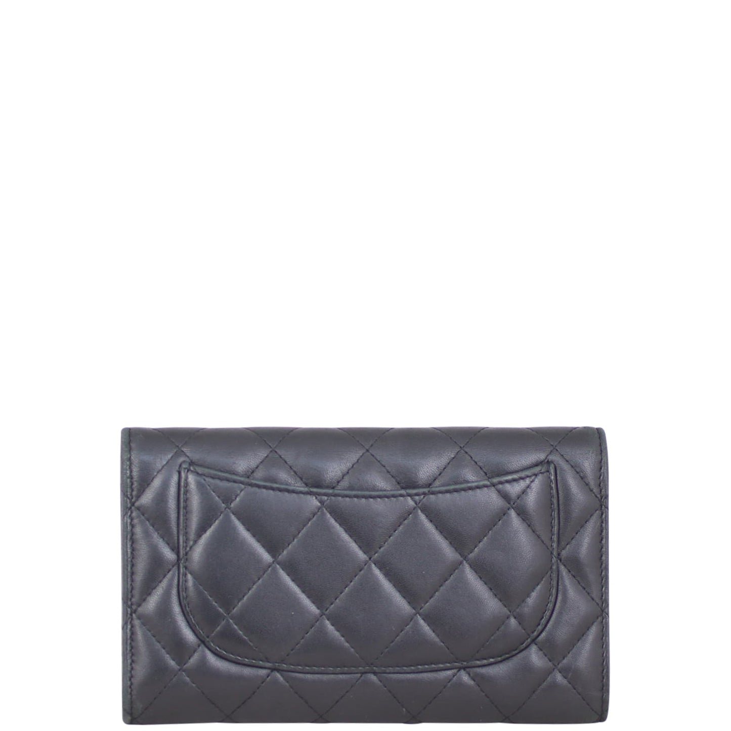 Chanel Classic Flap Wallet | Diamond Silver Hardware