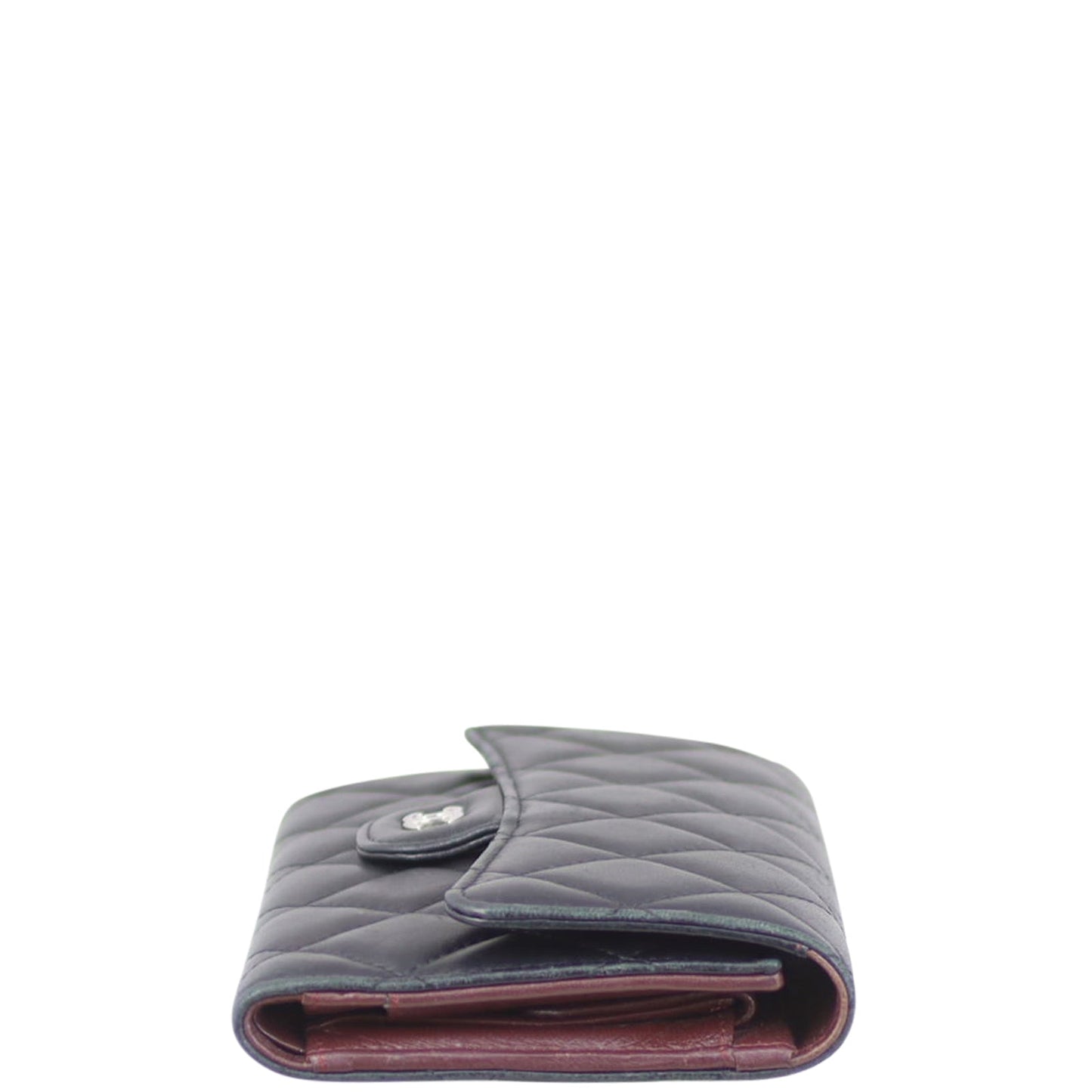 Chanel Classic Flap Wallet | Diamond Silver Hardware