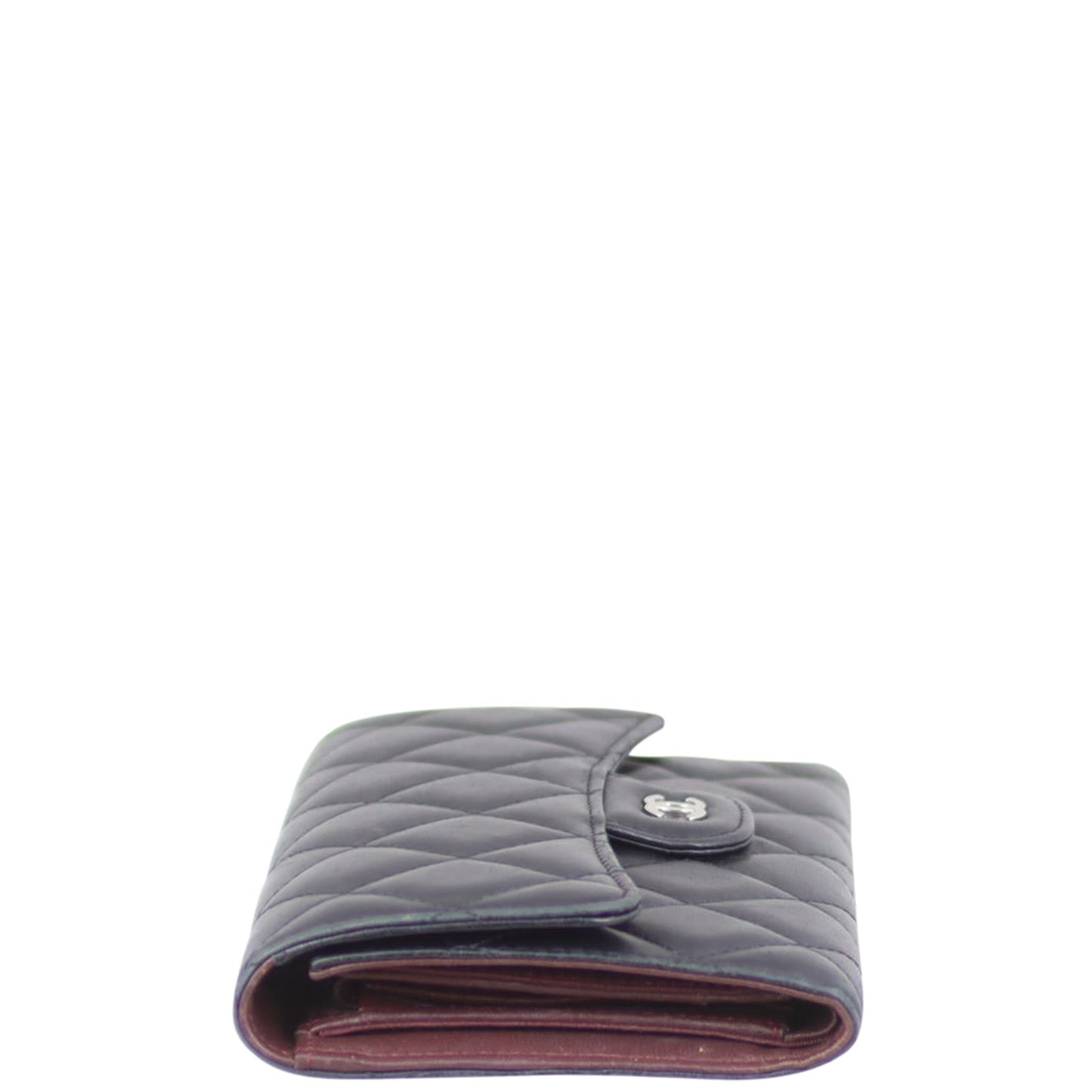 Chanel Classic Flap Wallet | Diamond Silver Hardware