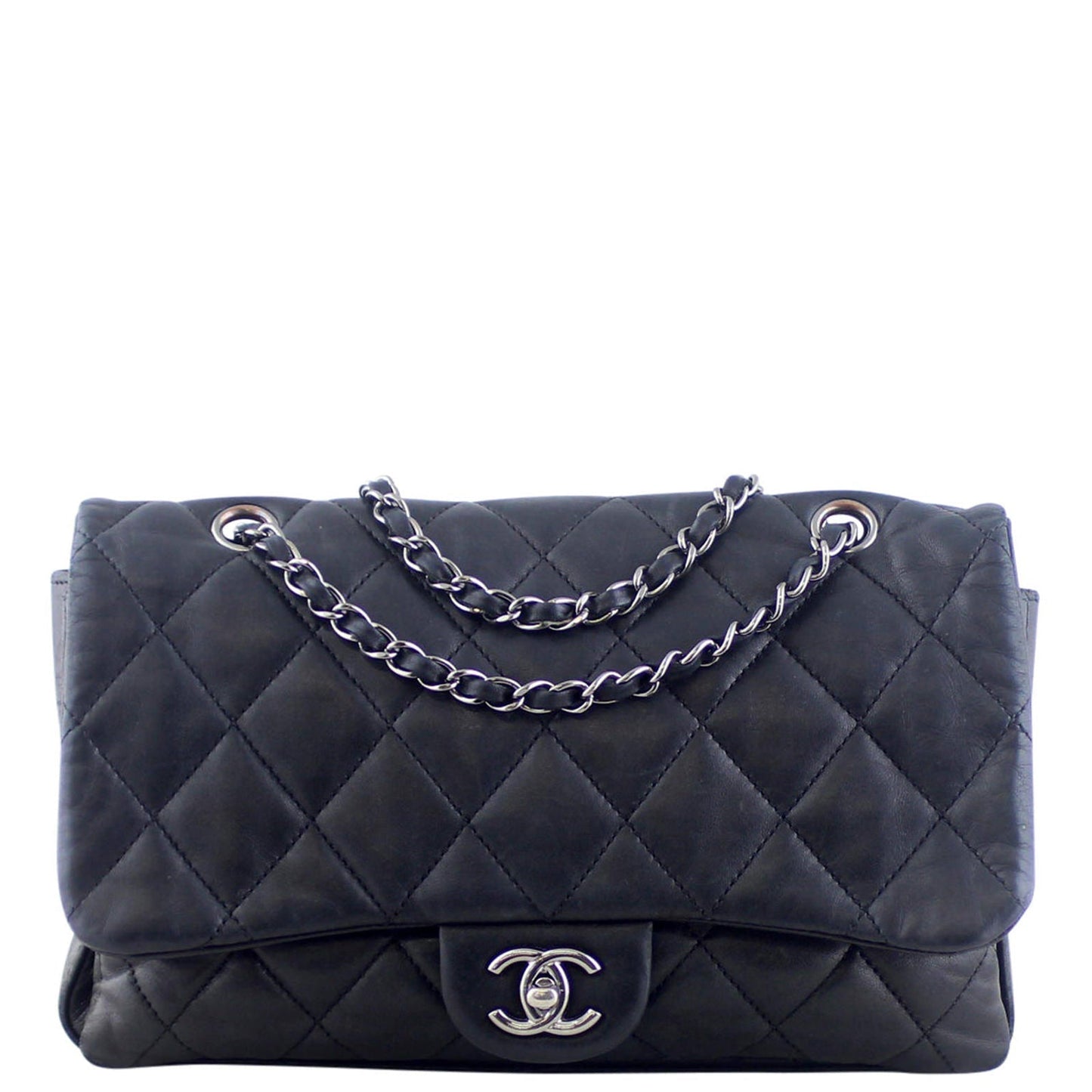 Chanel Soft Quilted Three-Pouch Flap Bag