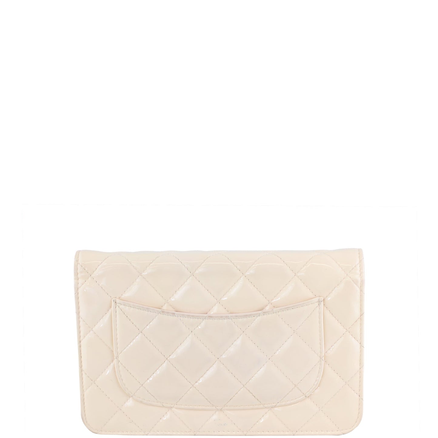 Chanel Classic Wallet on Chain | Shell Pink Silver Hardware