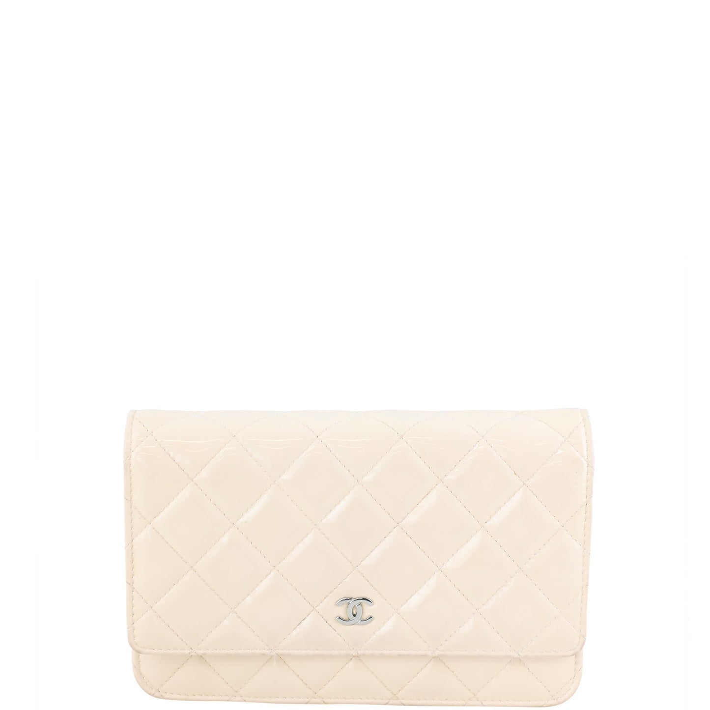 Chanel Classic Wallet on Chain | Shell Pink Silver Hardware