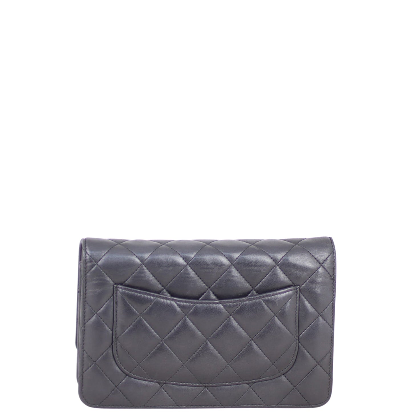 Chanel Classic Wallet on Chain | Black Lambskin Leather
