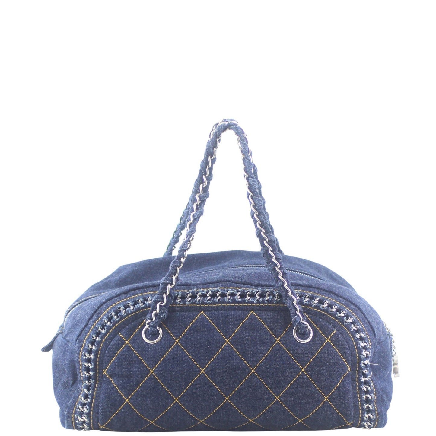 Chanel Denim Luxe Ligne Bowler