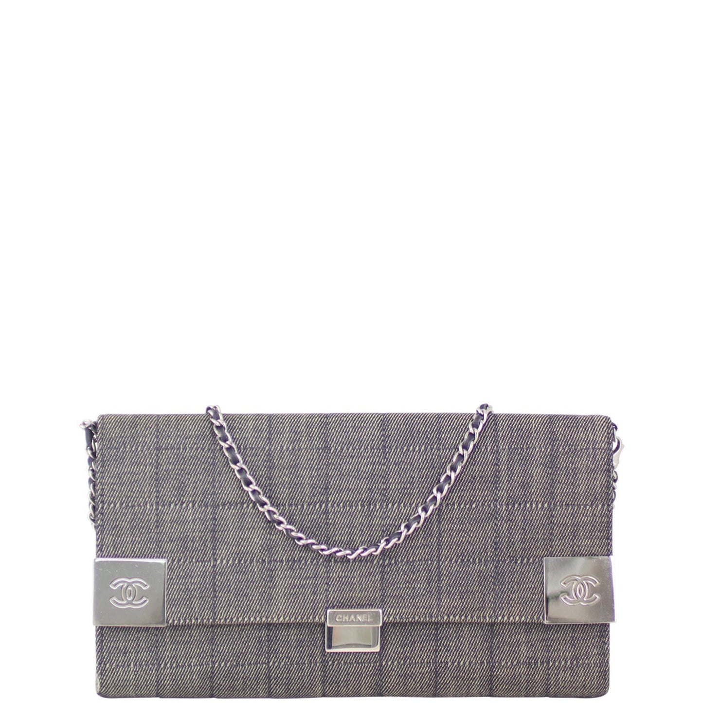 Chanel Denim Square Quilted Flap Bag