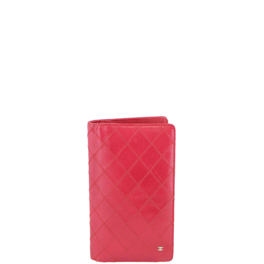Chanel Double Stitch Yen Wallet
