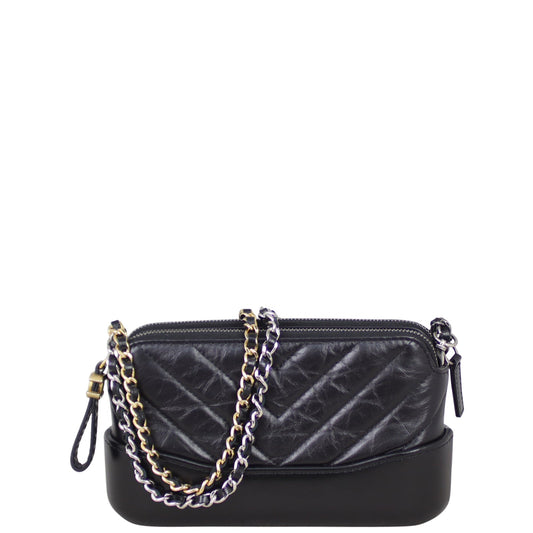 Chanel Gabrielle Clutch with Chain | Black