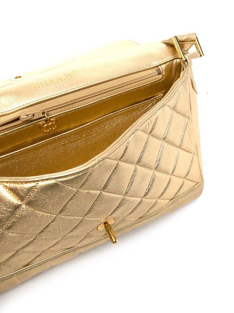 Gold Chanel Shoulder Bag