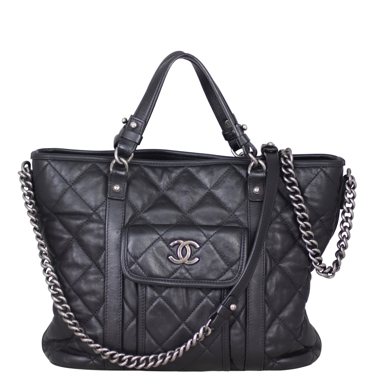 Chanel CC Two Way Shopping Tote