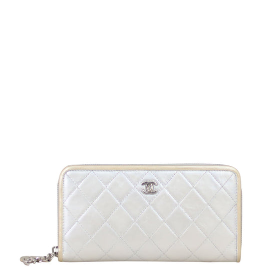 Chanel Metallic Bicolore Long Wallet