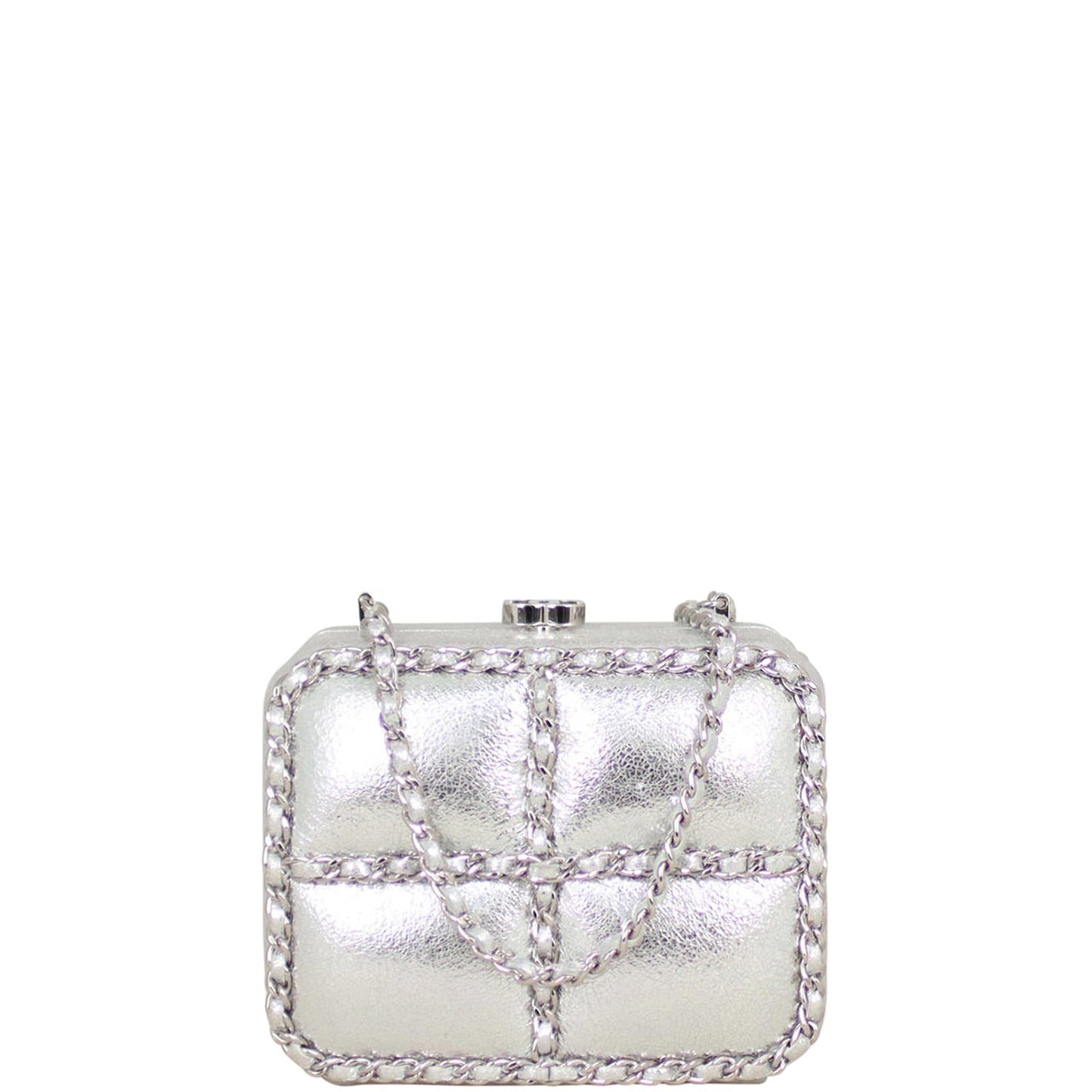 Chanel Box Minaudiere Chain Shoulder Bag