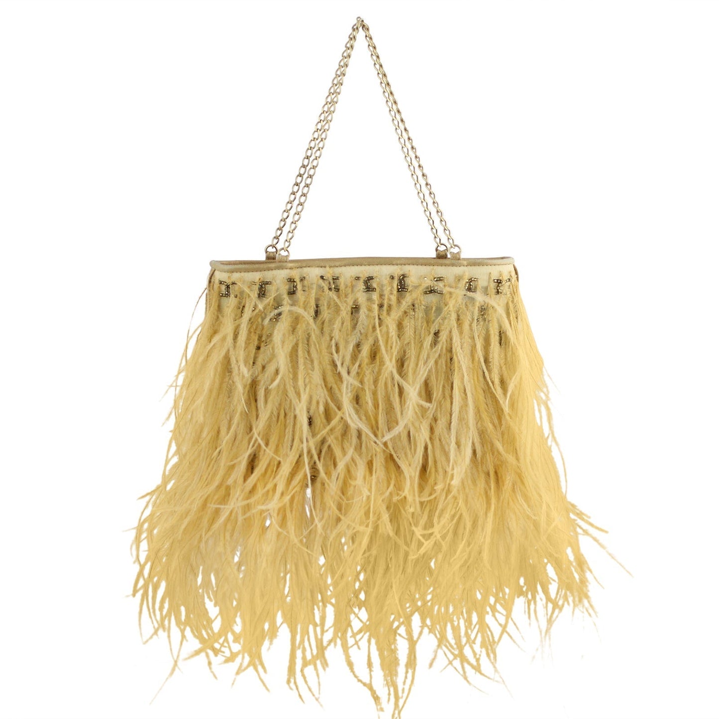 Chanel Ostrich Feather Evening Bag