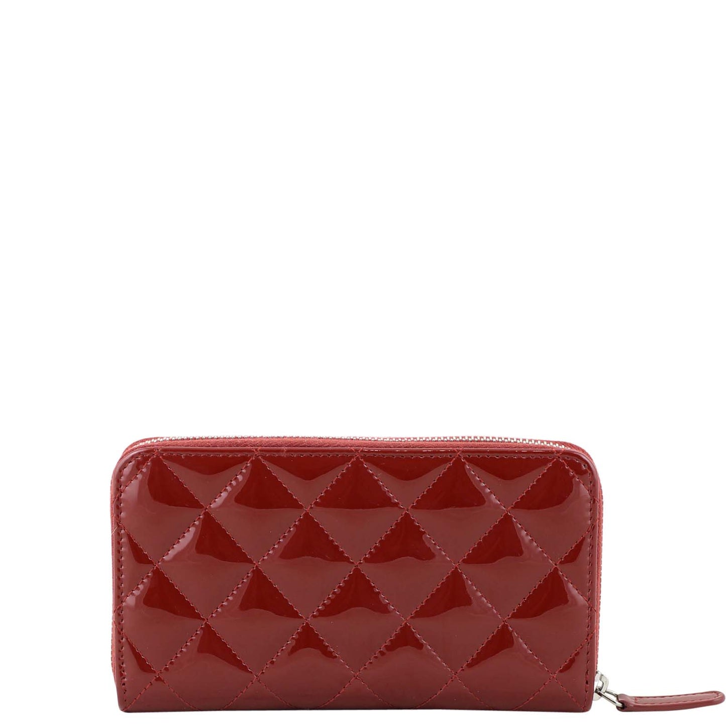 Chanel Patent Zipped Small Wallet