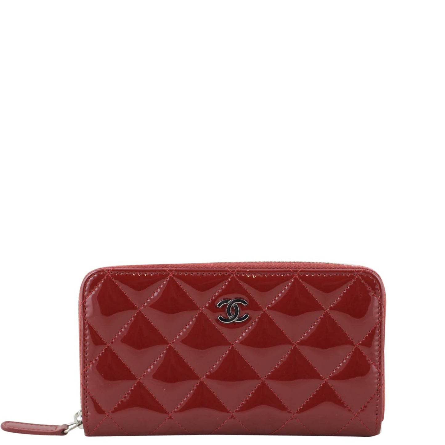 Chanel Patent Zipped Small Wallet