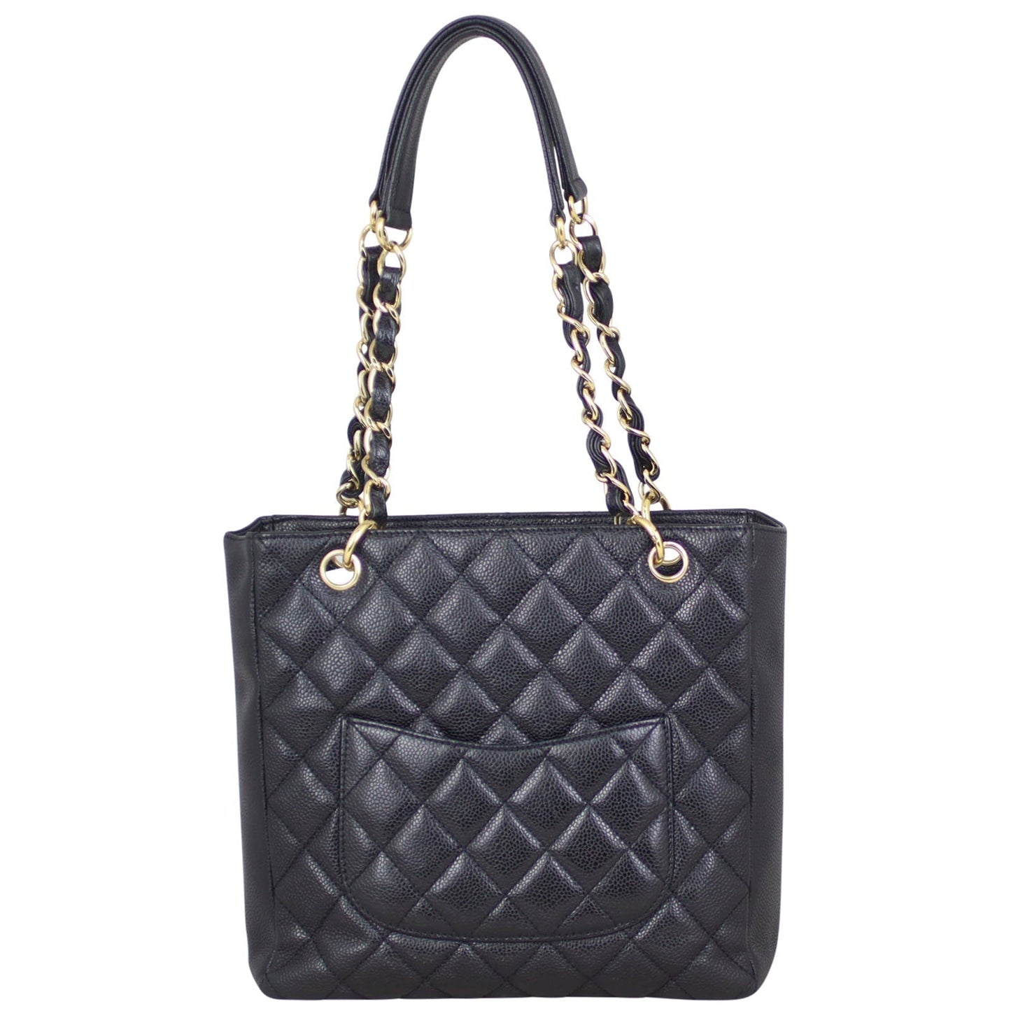 Chanel Petite Shopping Tote | Gold Hardware