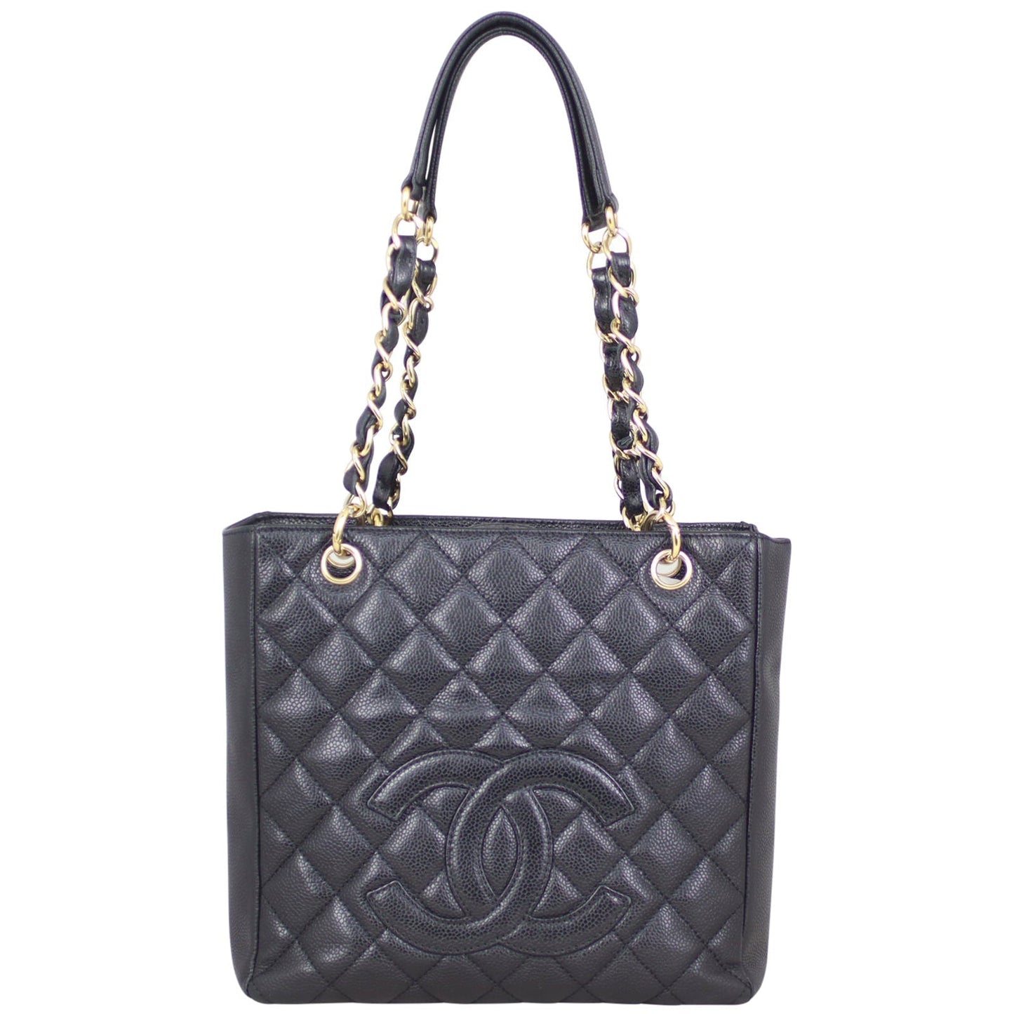 Chanel Petite Shopping Tote | Gold Hardware