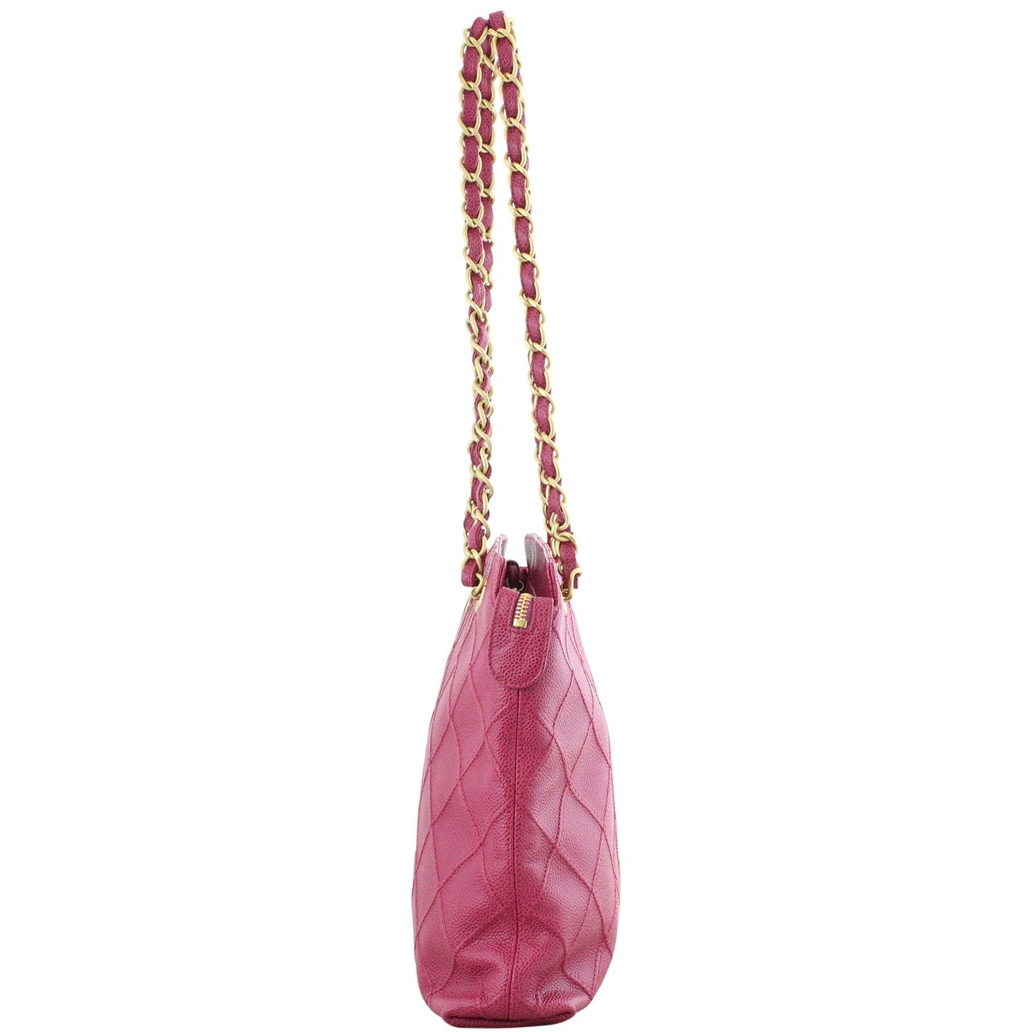 Chanel Petite Quilted Caviar Tote