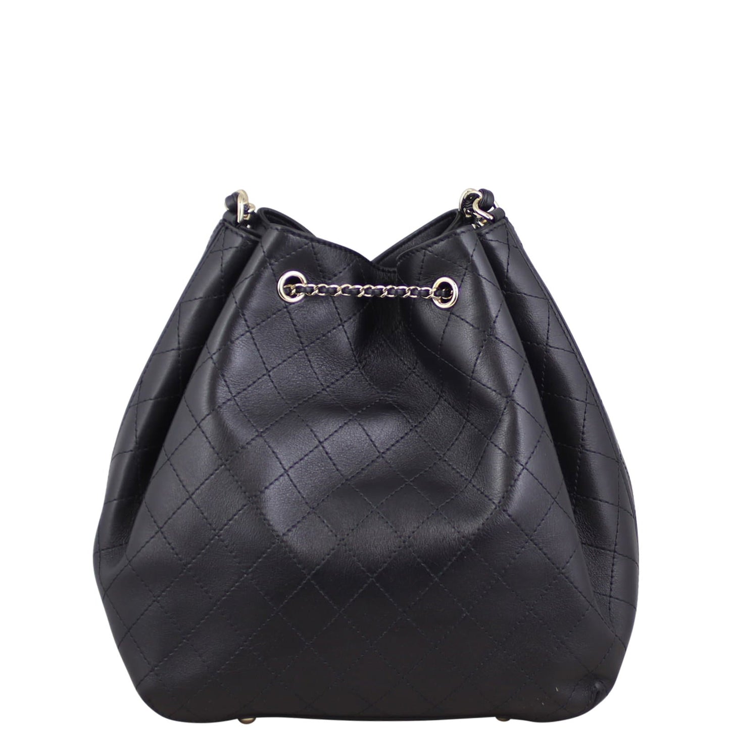 Chanel Quilted CC Drawstring Bucket Bag | 27 Series
