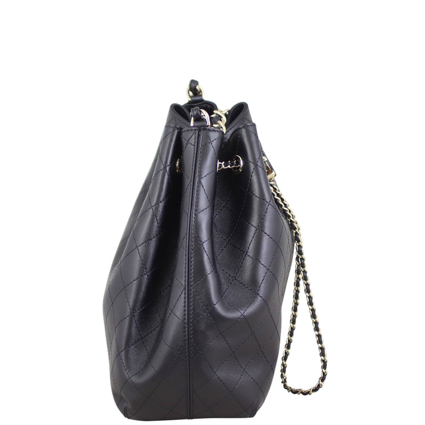 Chanel Quilted CC Drawstring Bucket Bag | 27 Series